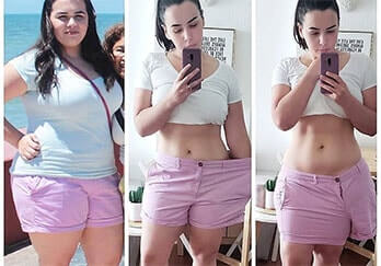 Przed i po stosowaniu Fast Burn Extreme